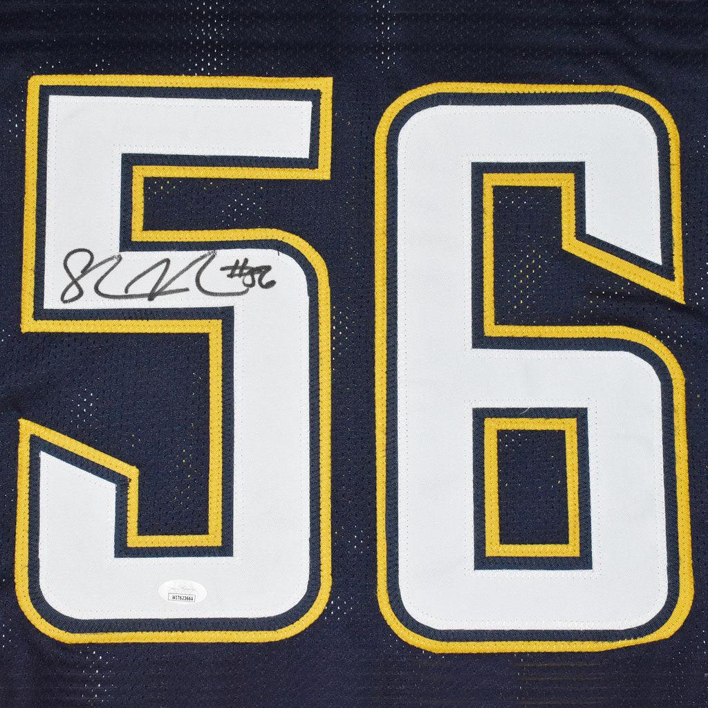 Shawne Merriman Signed San Diego Navy Football Jersey (JSA) - Image 2