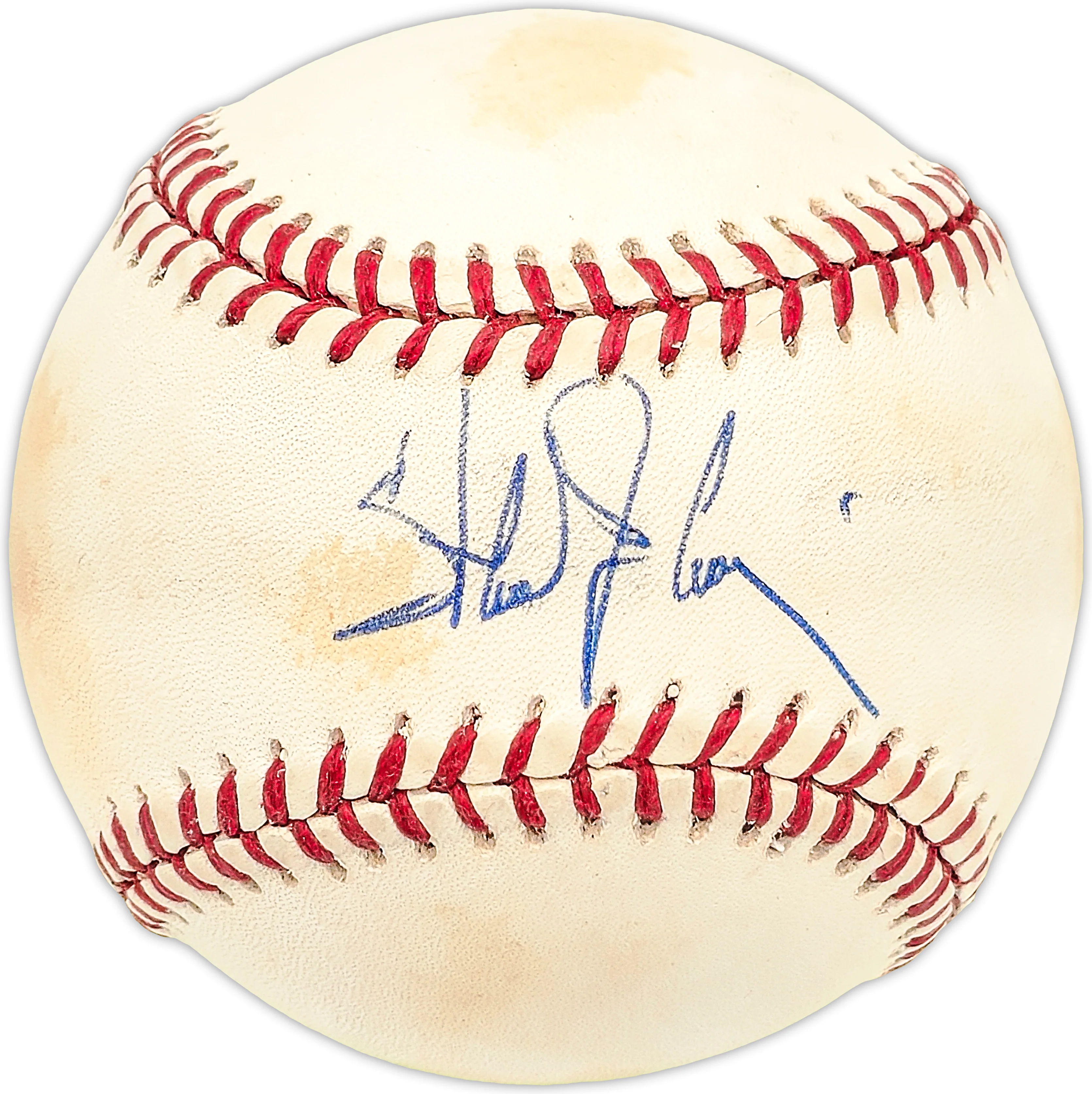 Stan Javier Autographed Official NL Baseball Oakland A's, Seattle Mariners