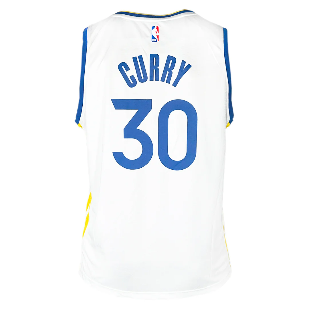 Steph Curry Authentic Golden State Warriors White Small Unsigned Fanatics Basketball Jersey