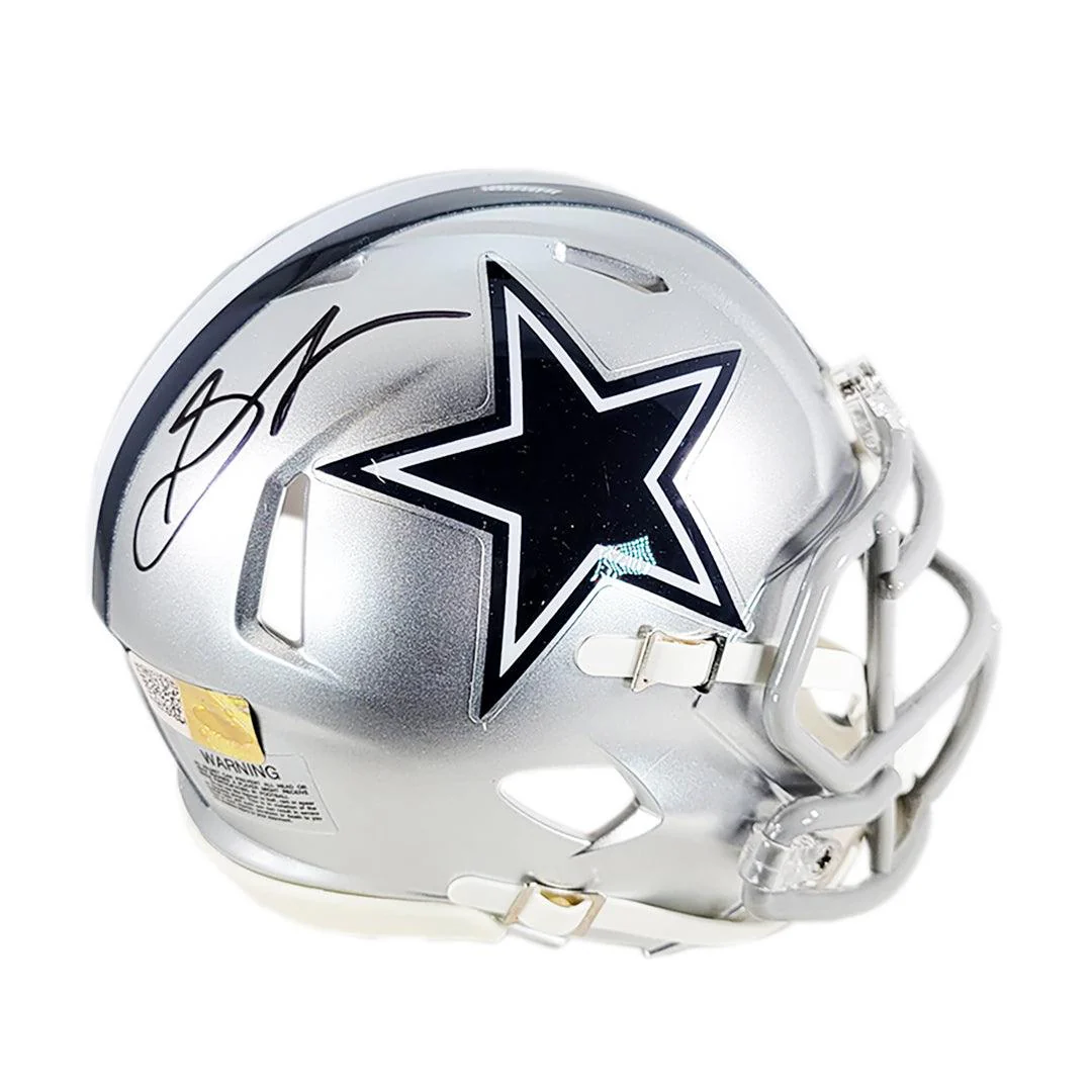 Stephon Gilmore Signed Dallas Cowboys Speed Mini Football Helmet (JSA)