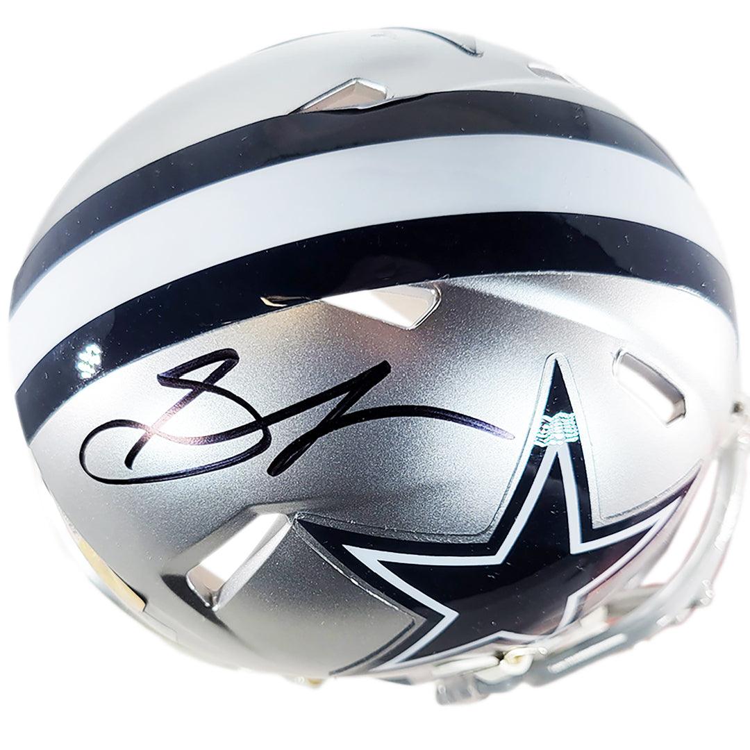 Stephon Gilmore Signed Dallas Cowboys Speed Mini Football Helmet (JSA) - Image 2
