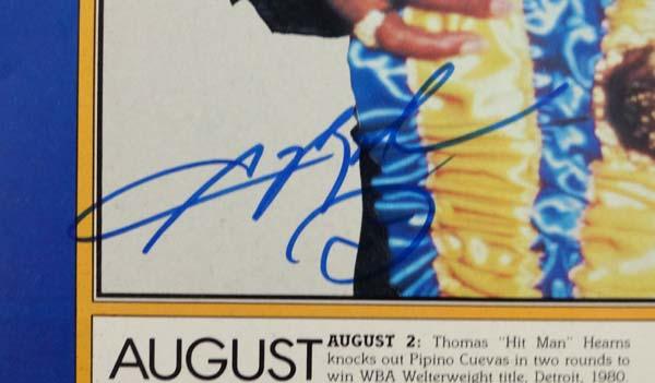 Sugar Ray Leonard Autographed 11x16 Magazine Poster Photo PSA/DNA #T19792 - Image 2