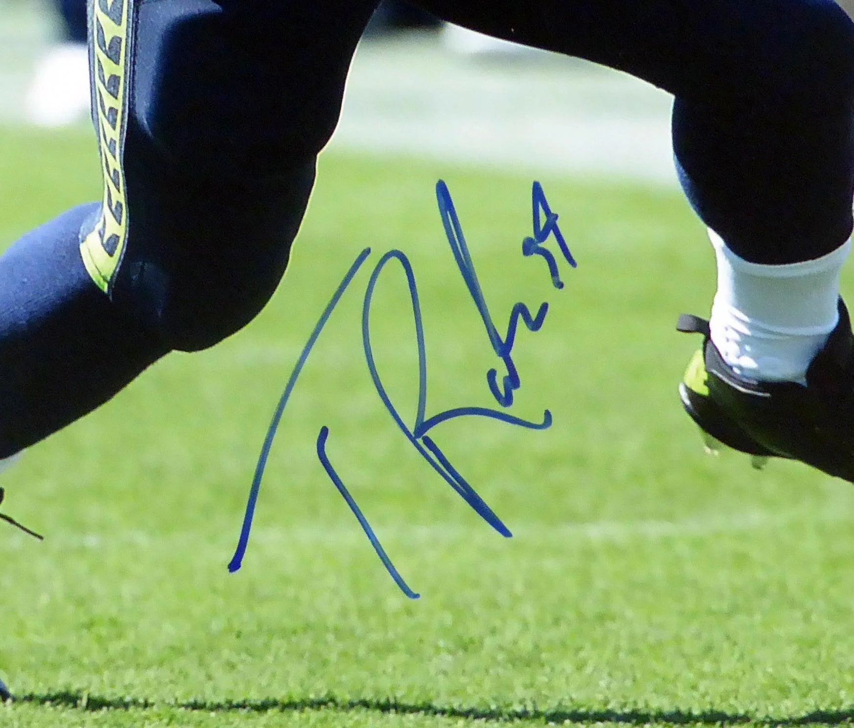 Thomas Rawls Autographed 16x20 Photo Seattle Seahawks MCS Holo Stock #113550 - Image 2