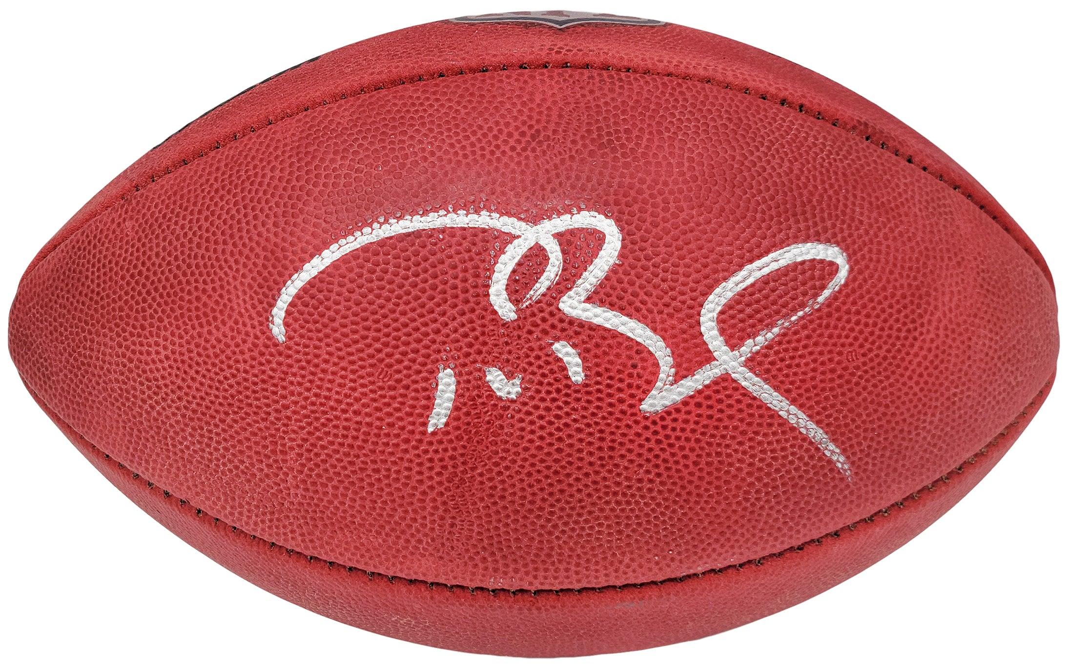 Tom Brady Autographed Official NFL Leather Football Tampa Bay Buccaneers Fanatics Holo Stock #202346 - Image 2