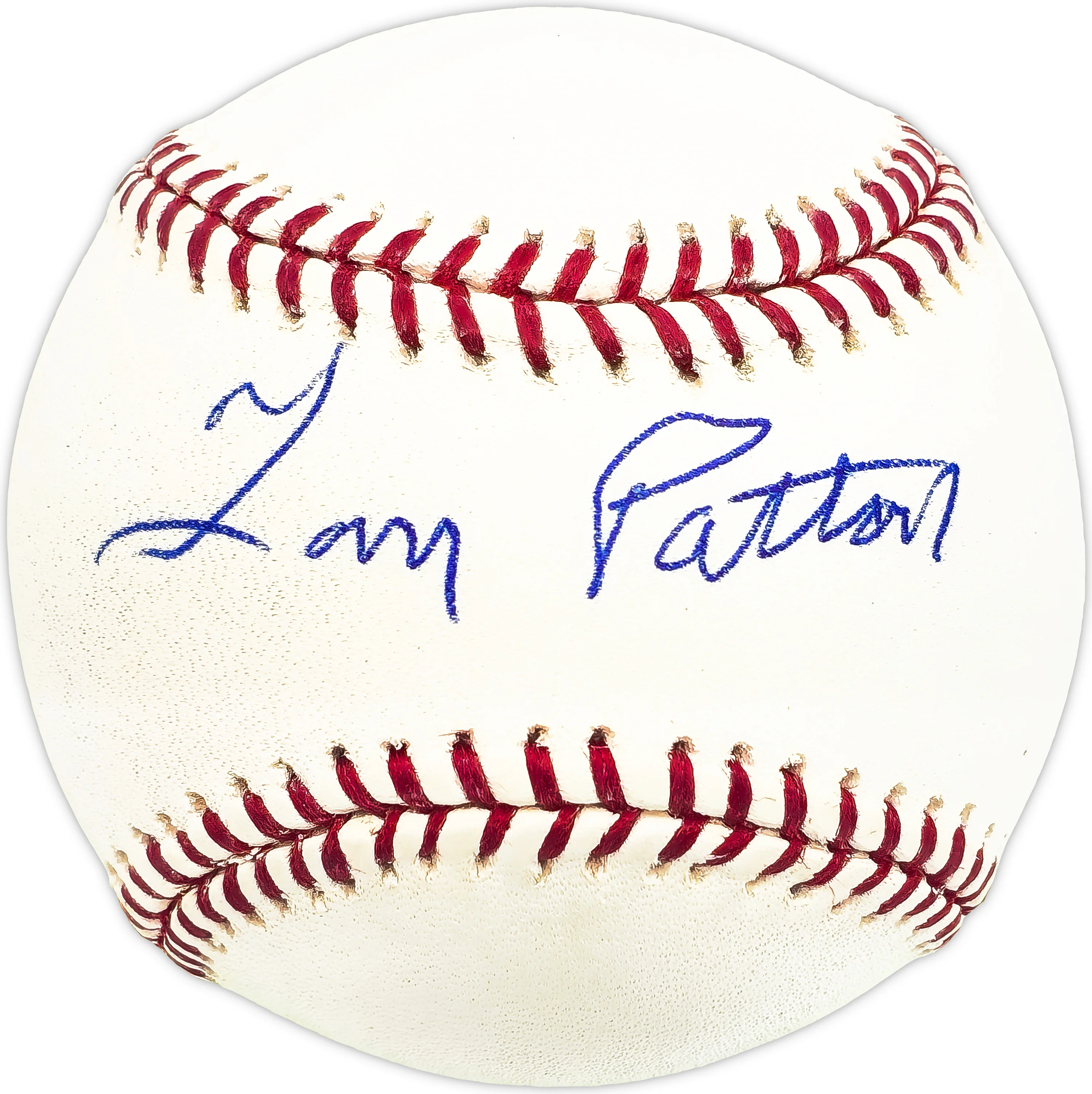 Tom Patton Autographed Official MLB Baseball Baltimore Orioles Beckett BAS QR #BM25952