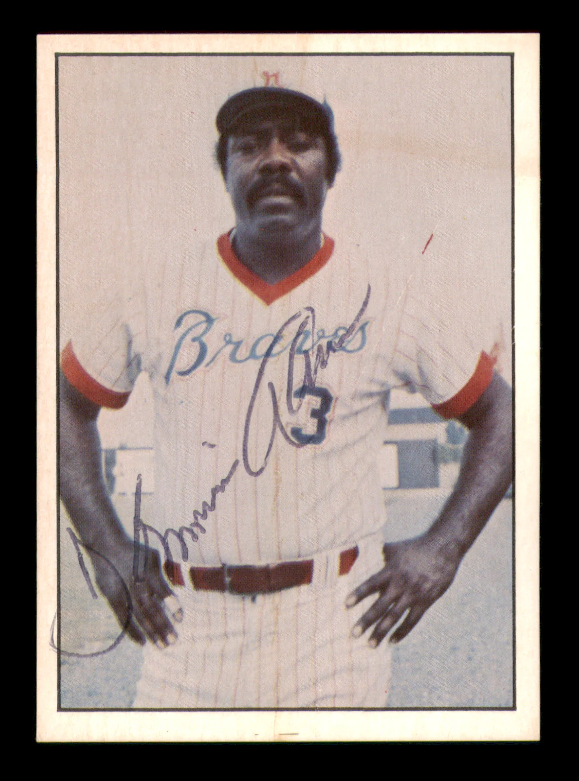 Tommie Aaron Autographed 1978 TCMA Card #135 Richmond Braves