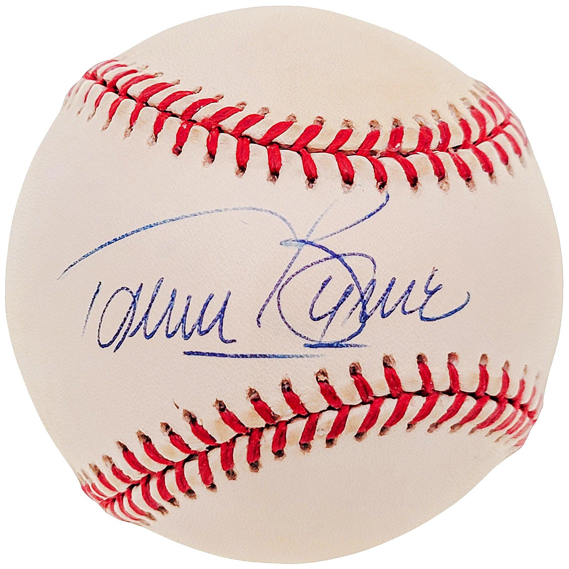 Tommy Byrne Autographed Official AL Baseball New York Yankees Beckett BAS #F26202