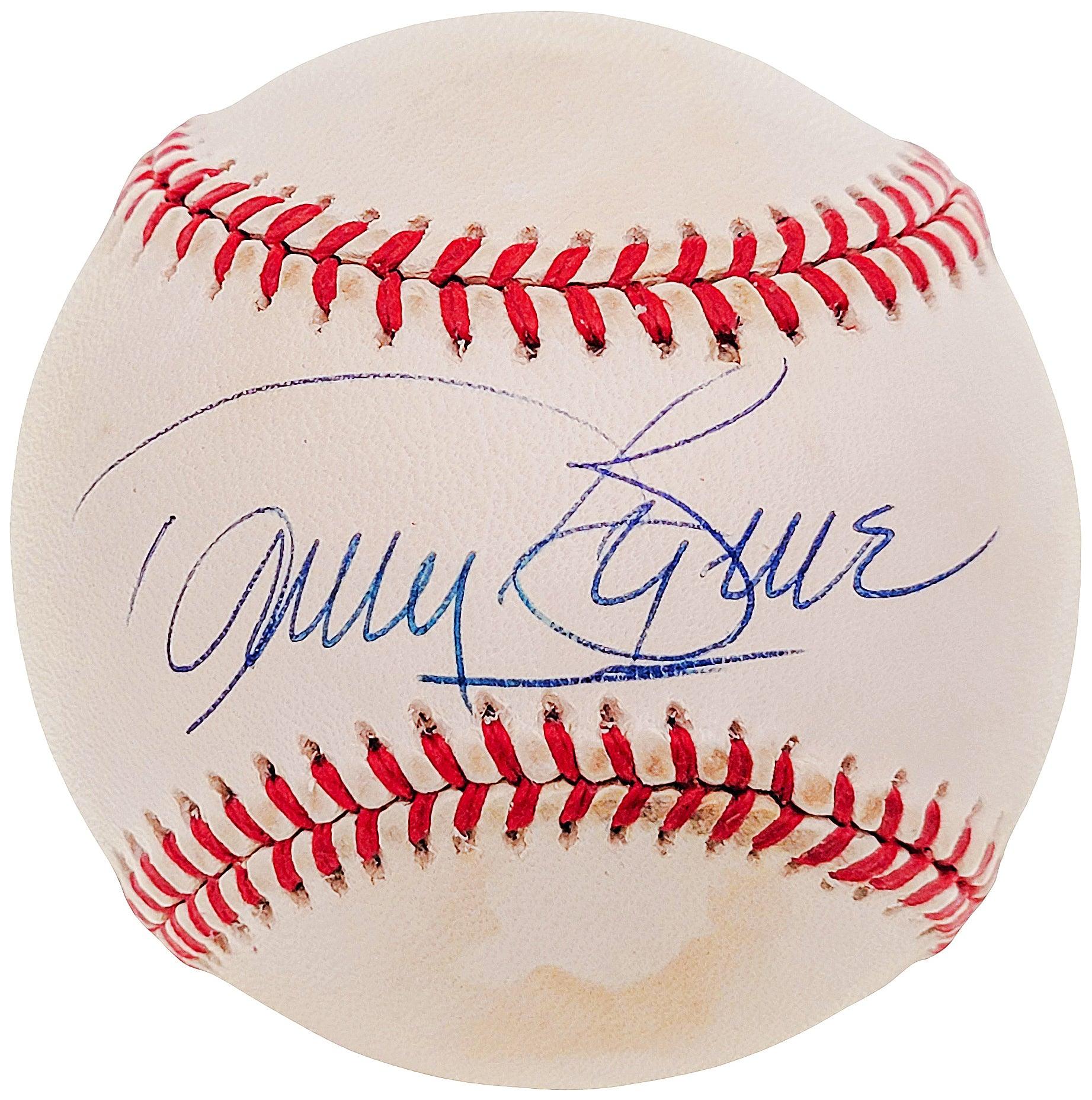 Tommy Byrne Autographed Official NL Baseball New York Yankees Beckett BAS #F26193