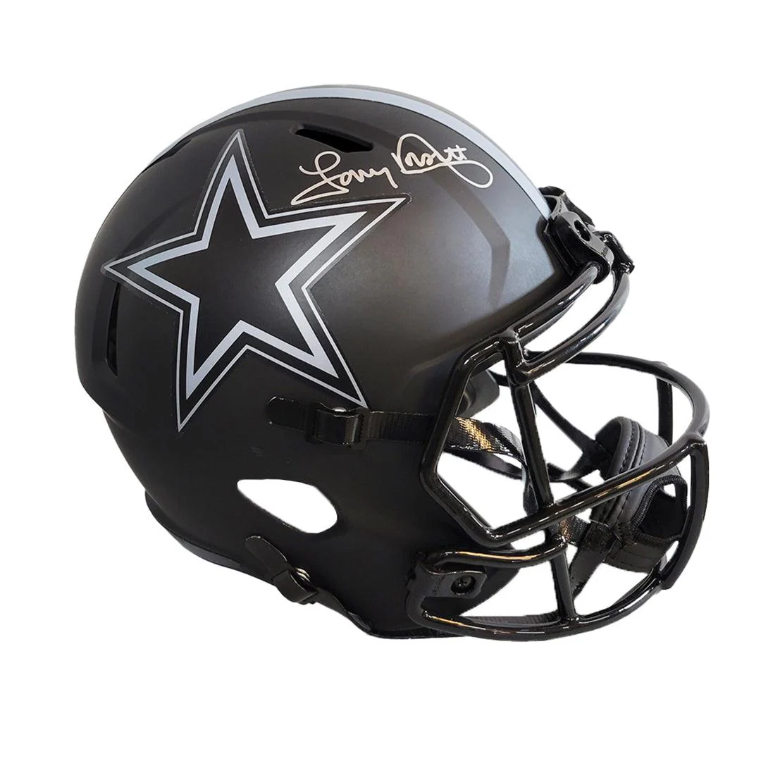 Tony Dorsett Signed Dallas Cowboys Eclipse Speed Full-Size Replica Football Helmet (Beckett) - Image 3