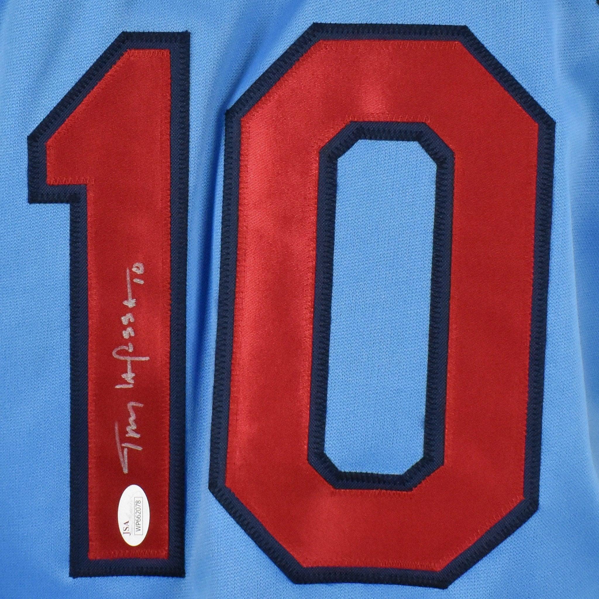 Tony LaRussa Signed St. Louis Light Blue Baseball Jersey (JSA) - Image 2