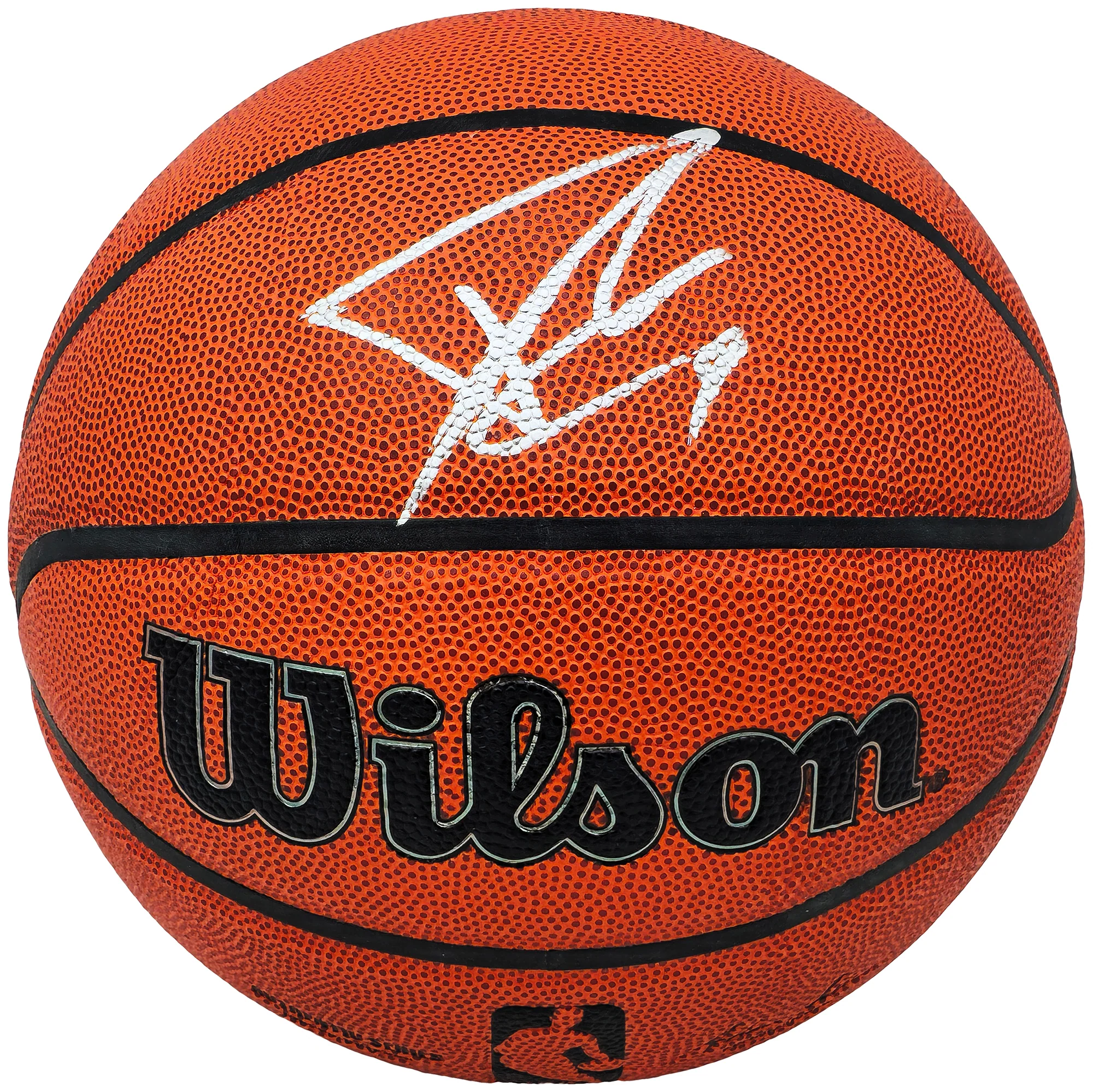 Tony Parker Autographed Authentic Indoor/Outdoor IO Basketball San Antonio Spurs Beckett BAS Witness