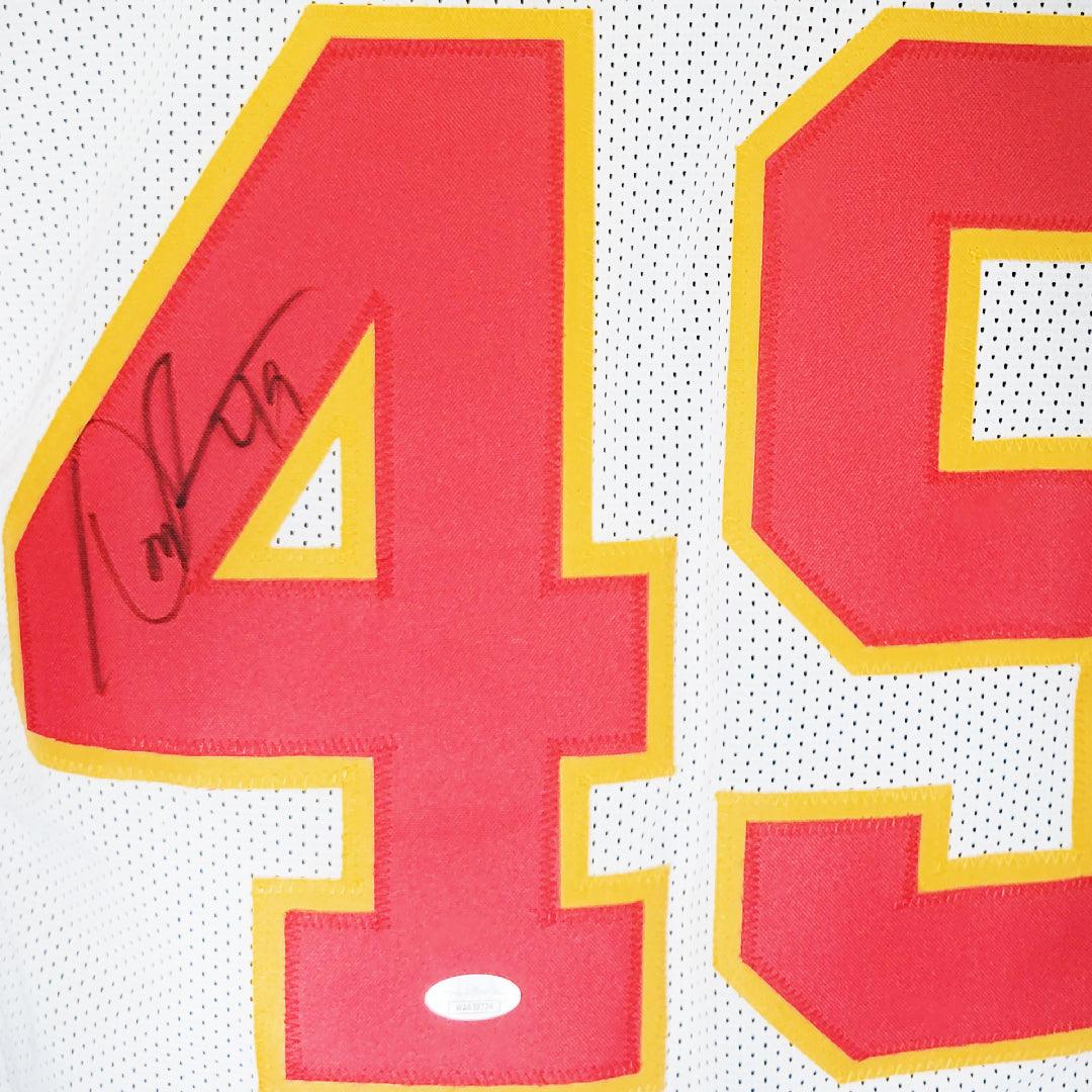 Tony Richardson Signed Kansas City White Football Jersey (JSA) - Image 2