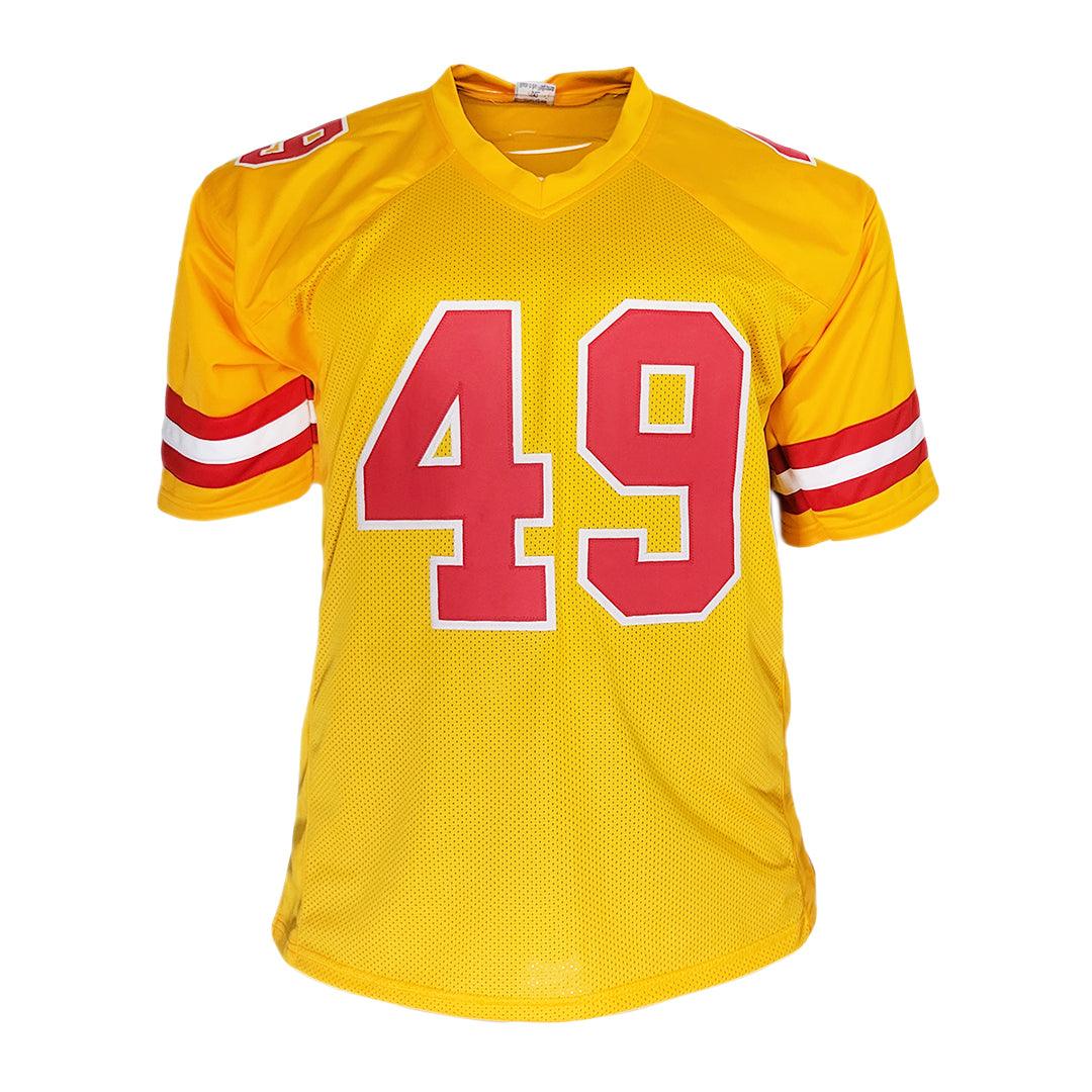 Tony Richardson Signed Kansas City Yellow Football Jersey (JSA) - Image 3
