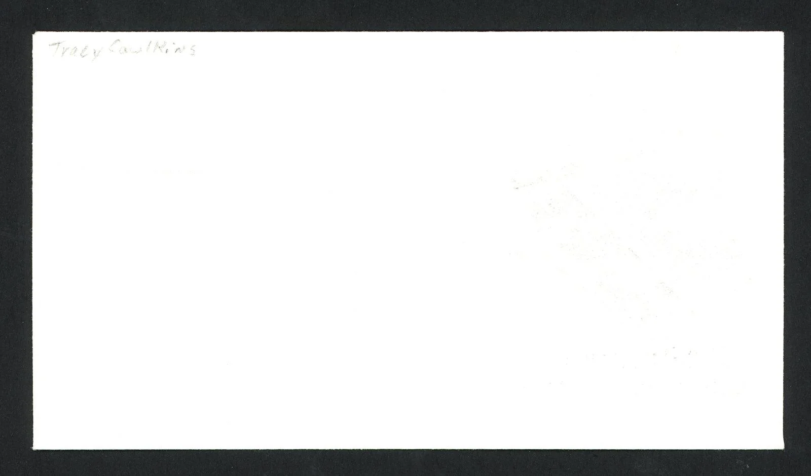 Tracy Caulkins Autographed First Day Cover Olympics SKU #159557 - Image 2