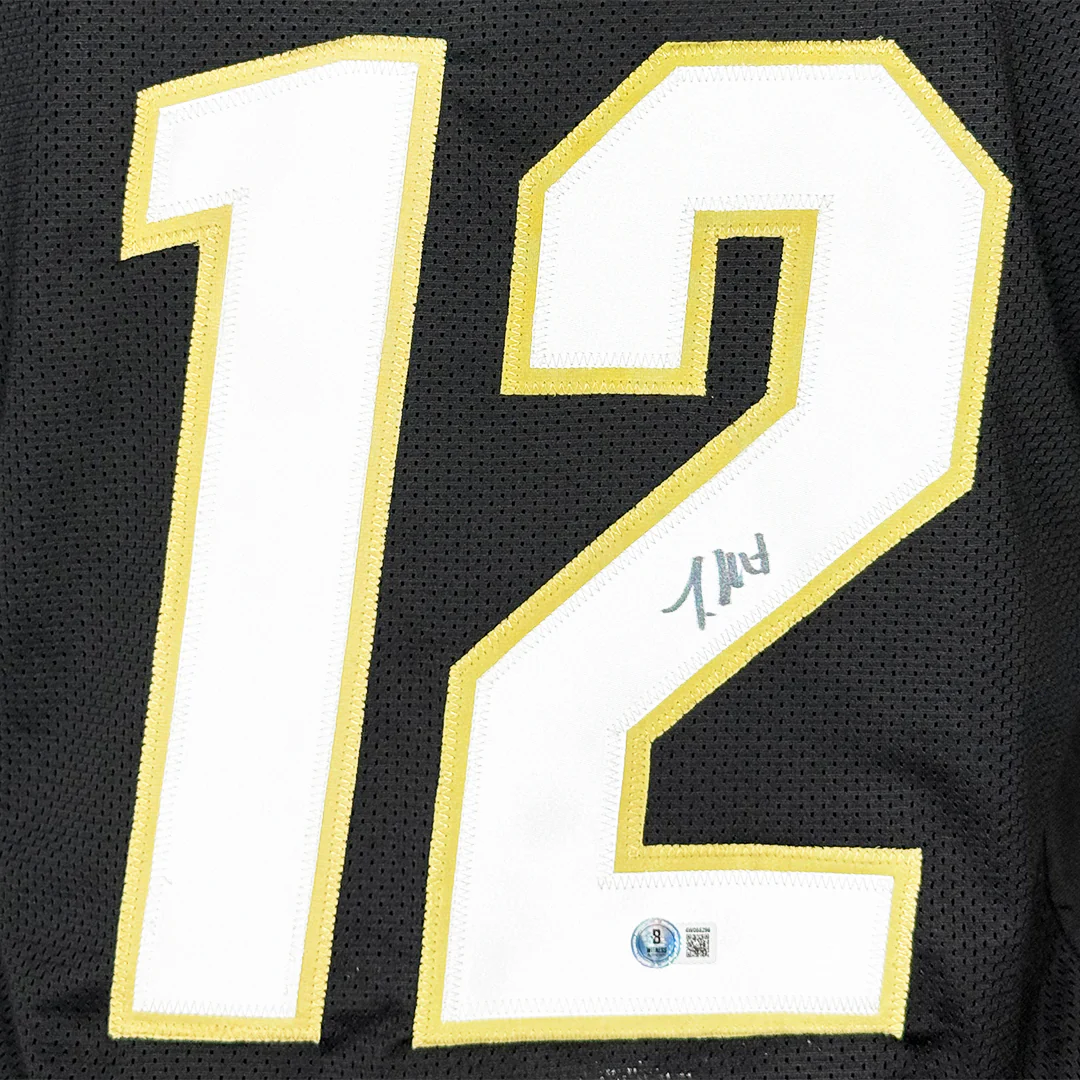 Travis Hunter Signed Colorado College Black Football Jersey (Beckett) - Image 2