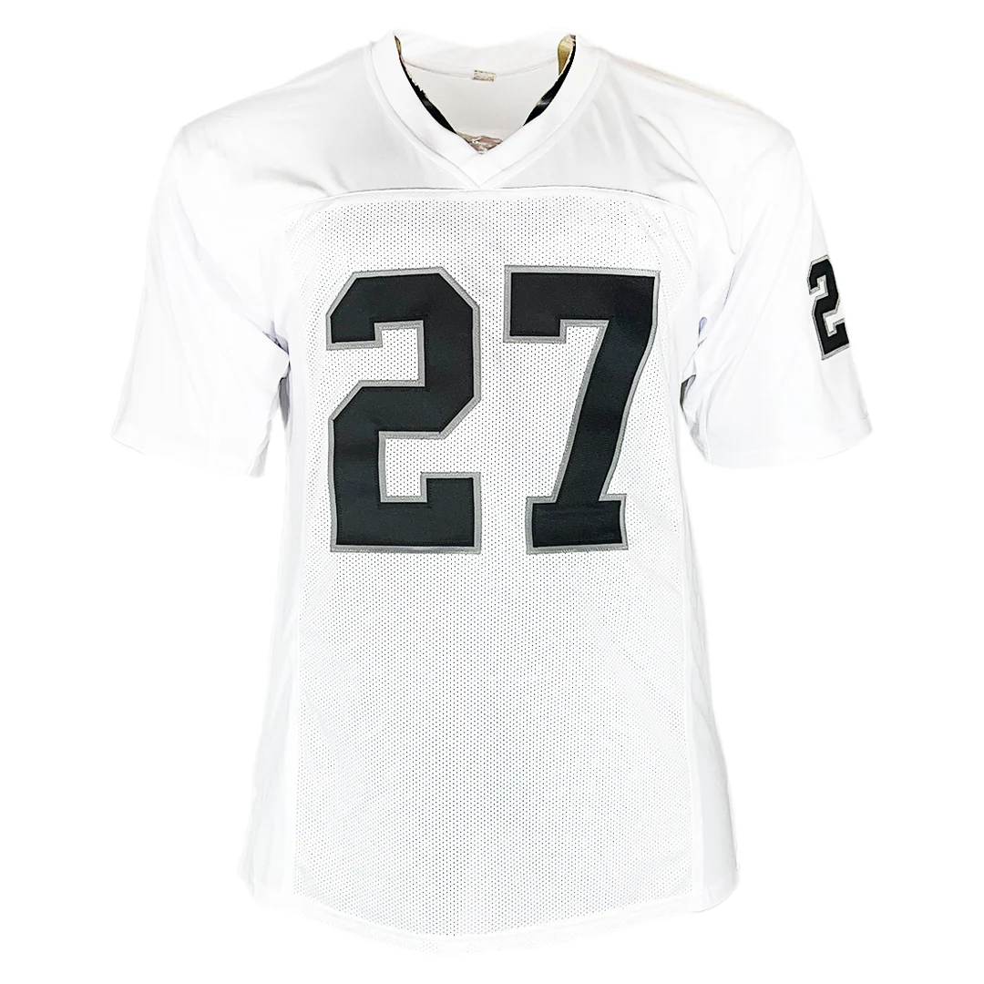 Trayvon Mullen Signed Las Vegas White Football Jersey (JSA) - Image 3