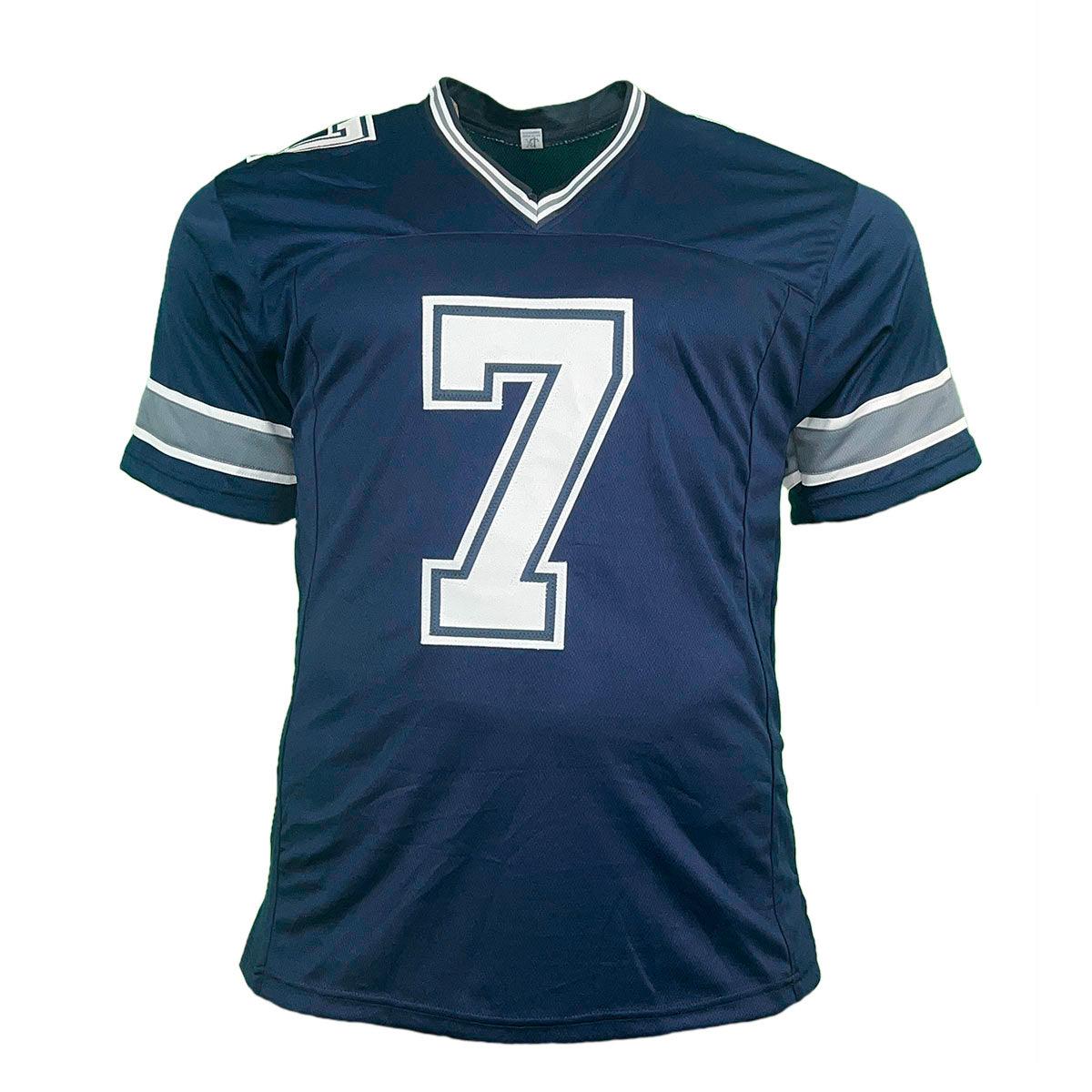 Trevon Diggs Signed Navy Pro Edition Football Jersey (JSA) - Image 2