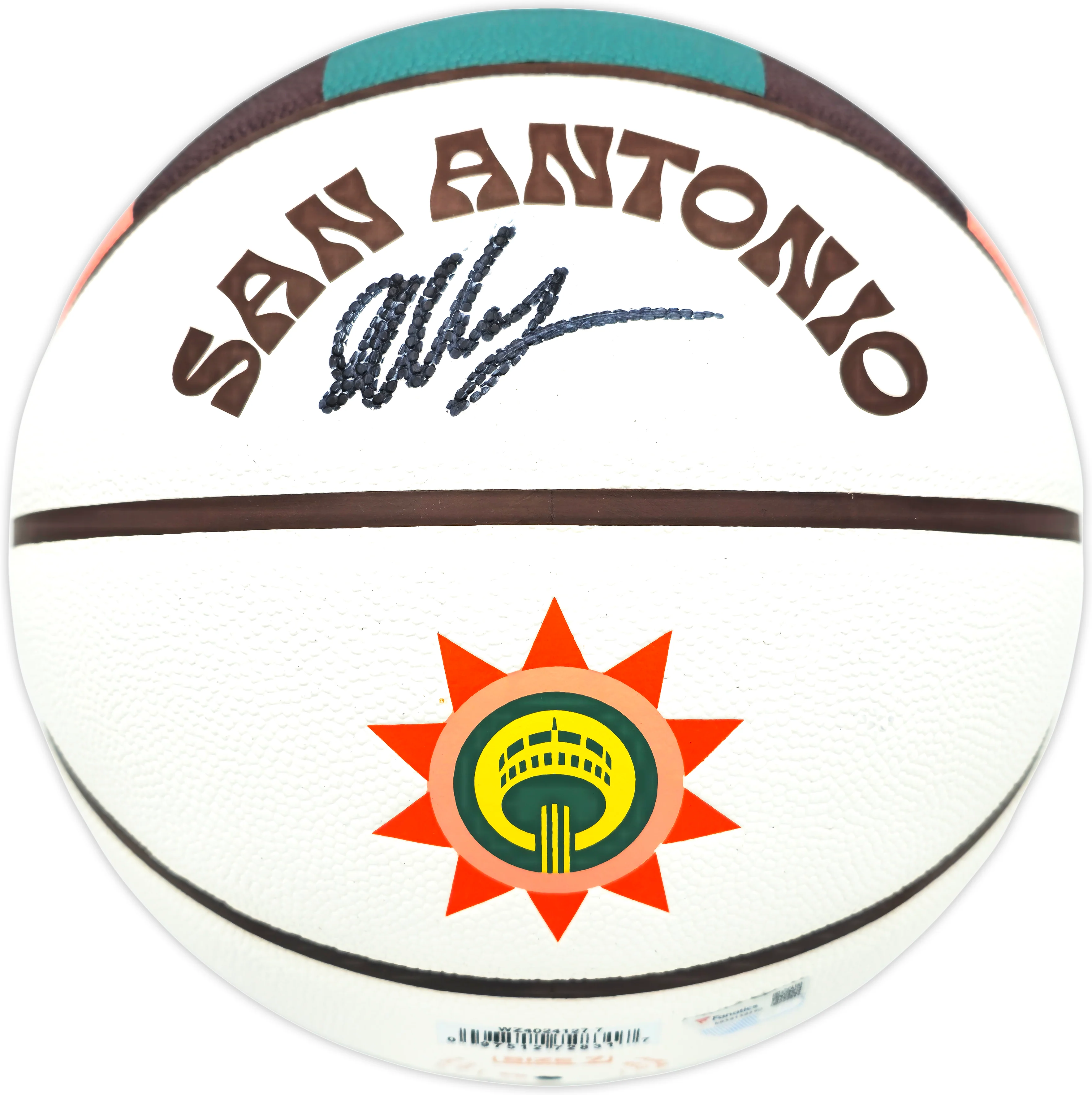 Victor Wembanyama Autographed 2023-24 City Edition Basketball San Antonio Spurs Fanatics Holo