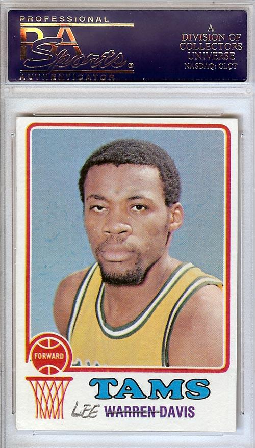 Warren Davis Autographed 1973 Topps Card #229 PSA/DNA #83449917 - Image 2