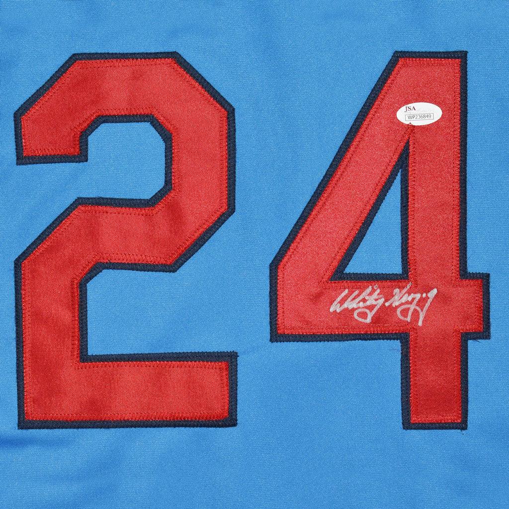 Whitey Herzog Signed St Louis Light Blue Baseball Jersey (JSA) - Image 2