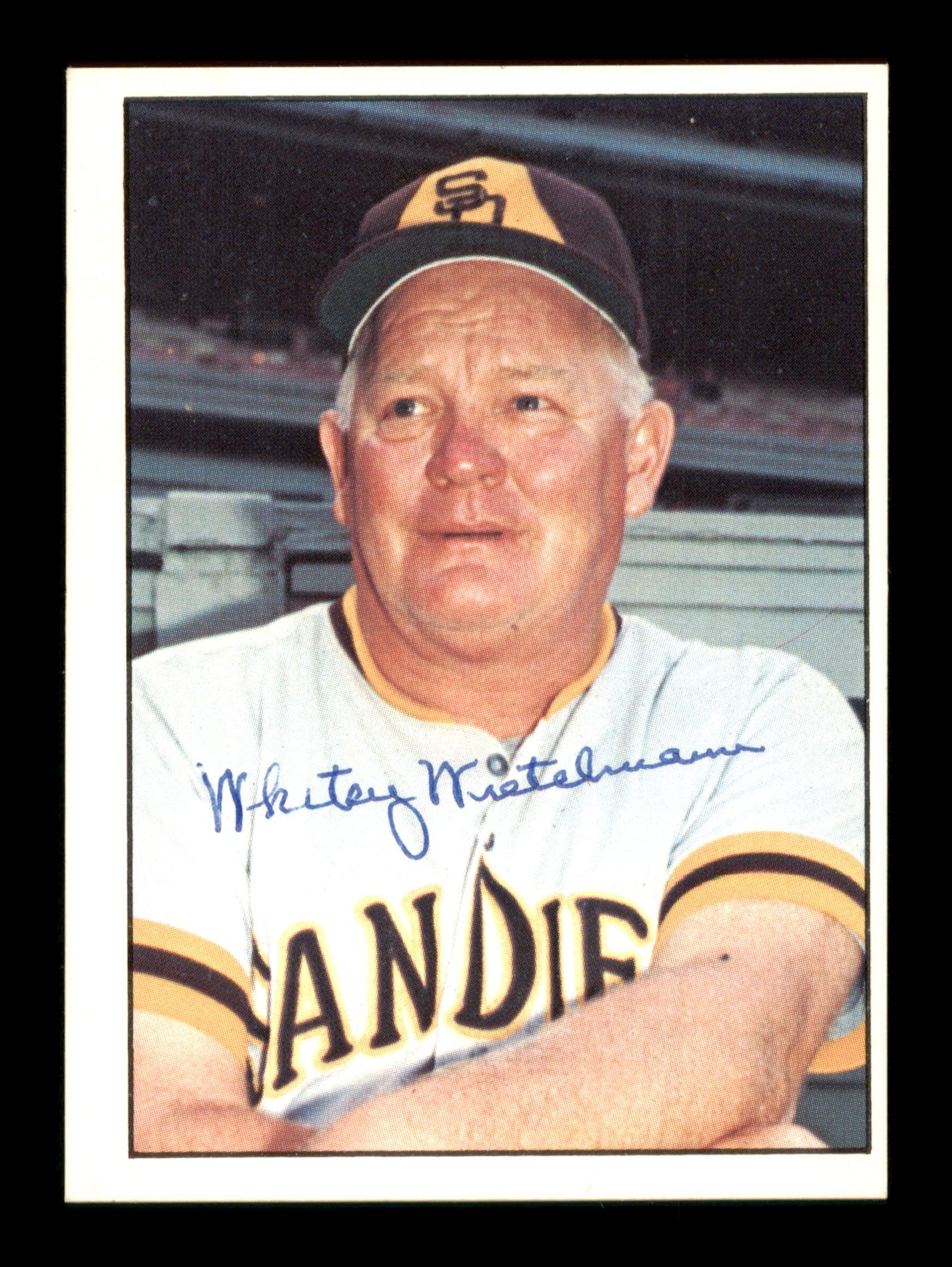 Whitey Wietelmann Autographed 1975 SSPC Card #598 San Diego Padres SKU #204577
