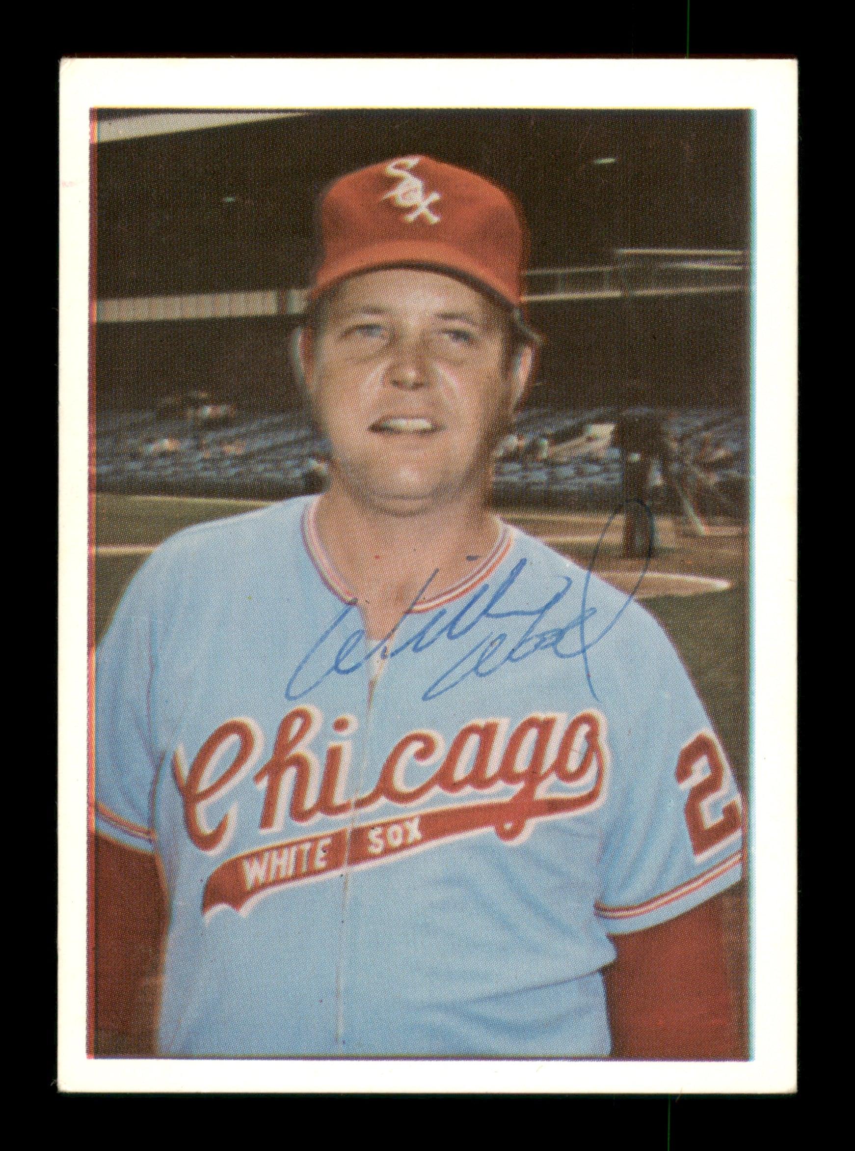Wilbur Wood Autographed 1975 SSPC Card #1 Chicago White Sox SKU #204506