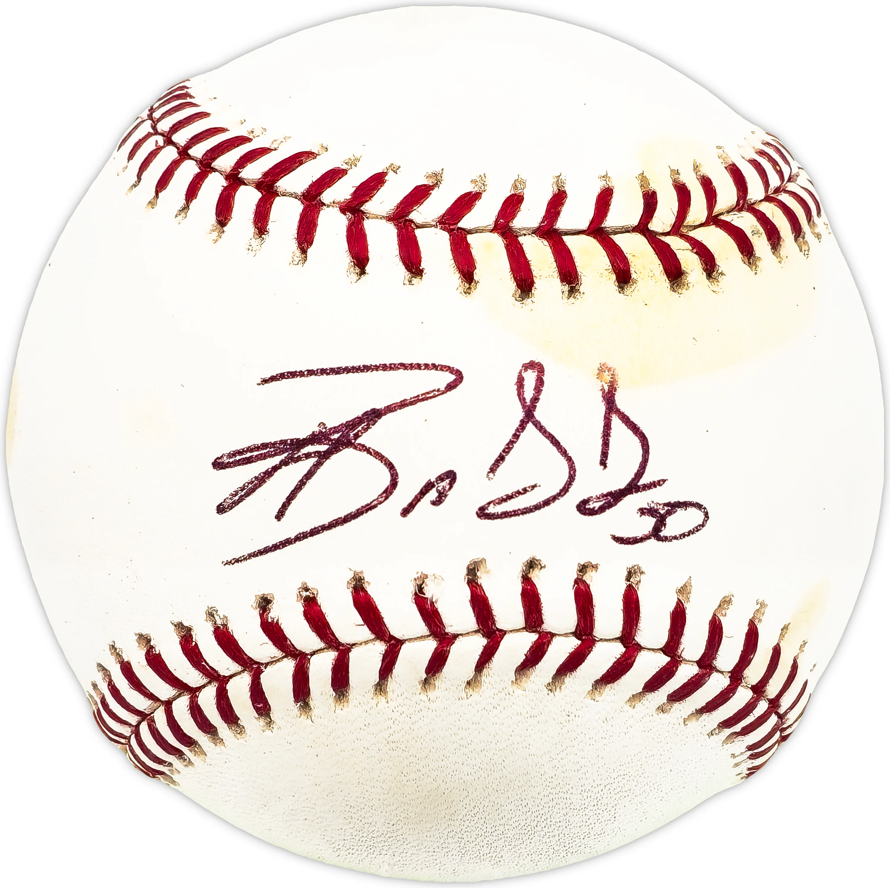 Wladimir Balentien Autographed Official MLB Baseball Mariners, Reds MLB Holo #BB839893