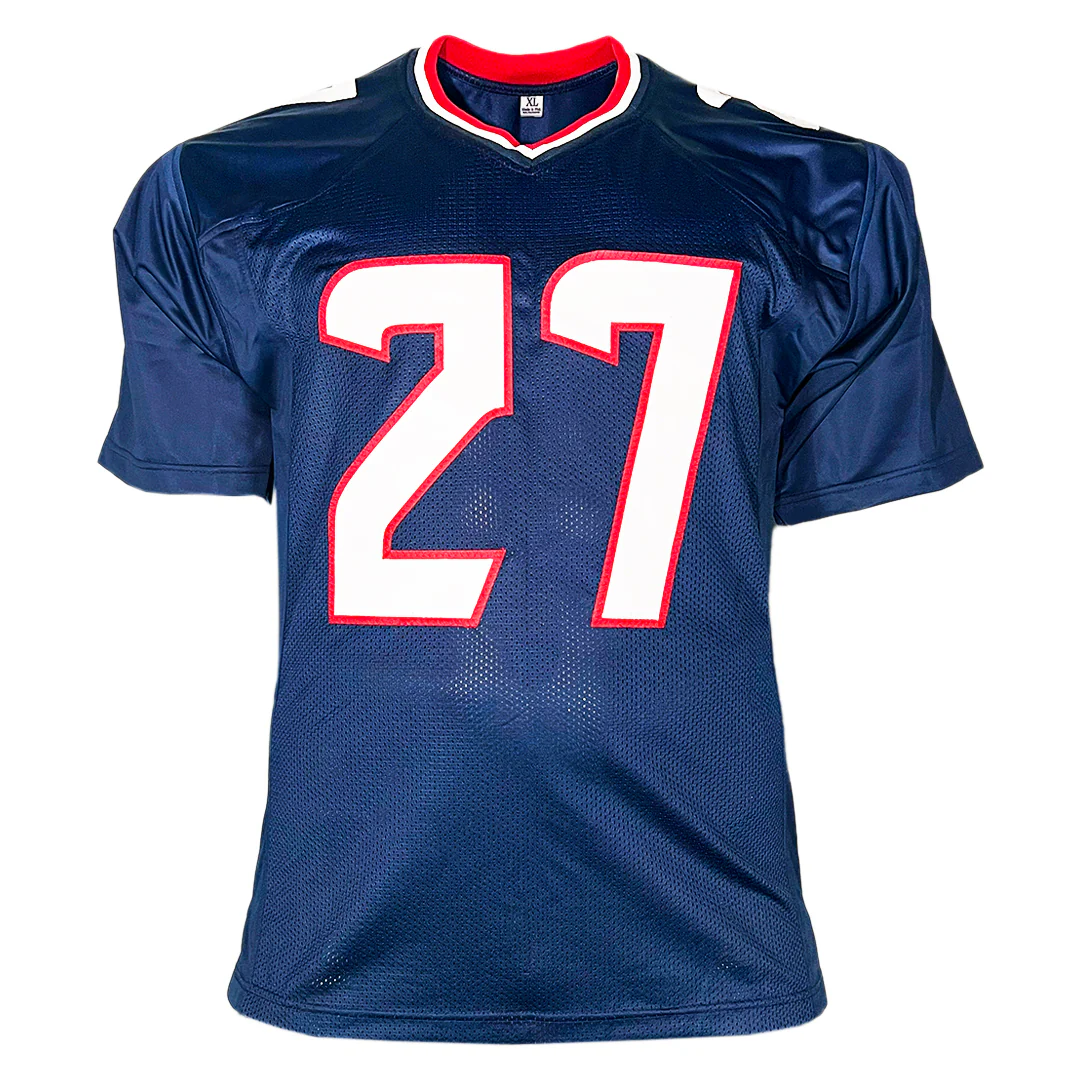 Woody Marks Signed Houston Blue Football Jersey (JSA) - Image 3