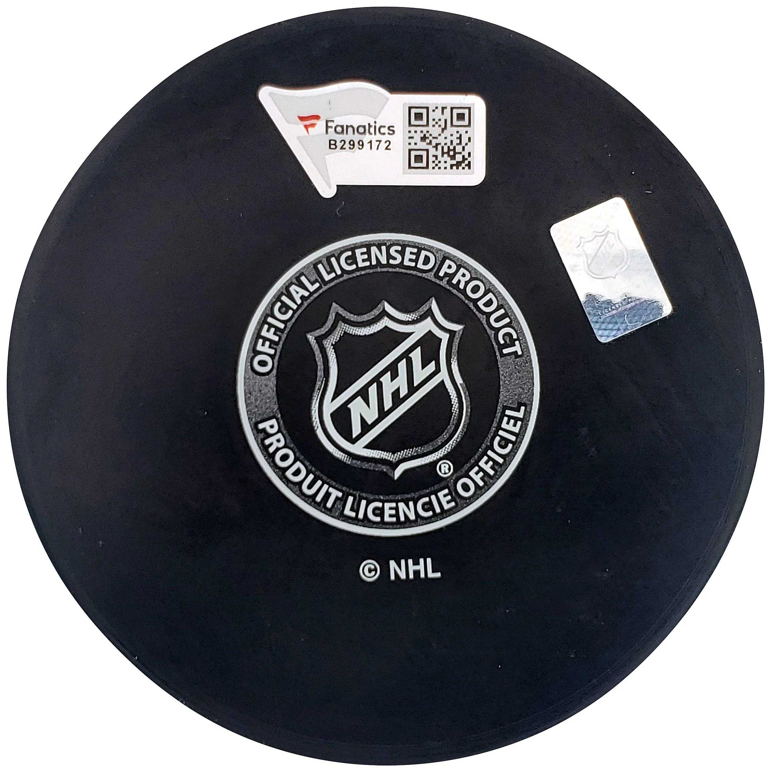 Yanni Gourde Autographed Official Seattle Kraken Logo Hockey Puck Fanatics Holo Stock #200867 - Image 2