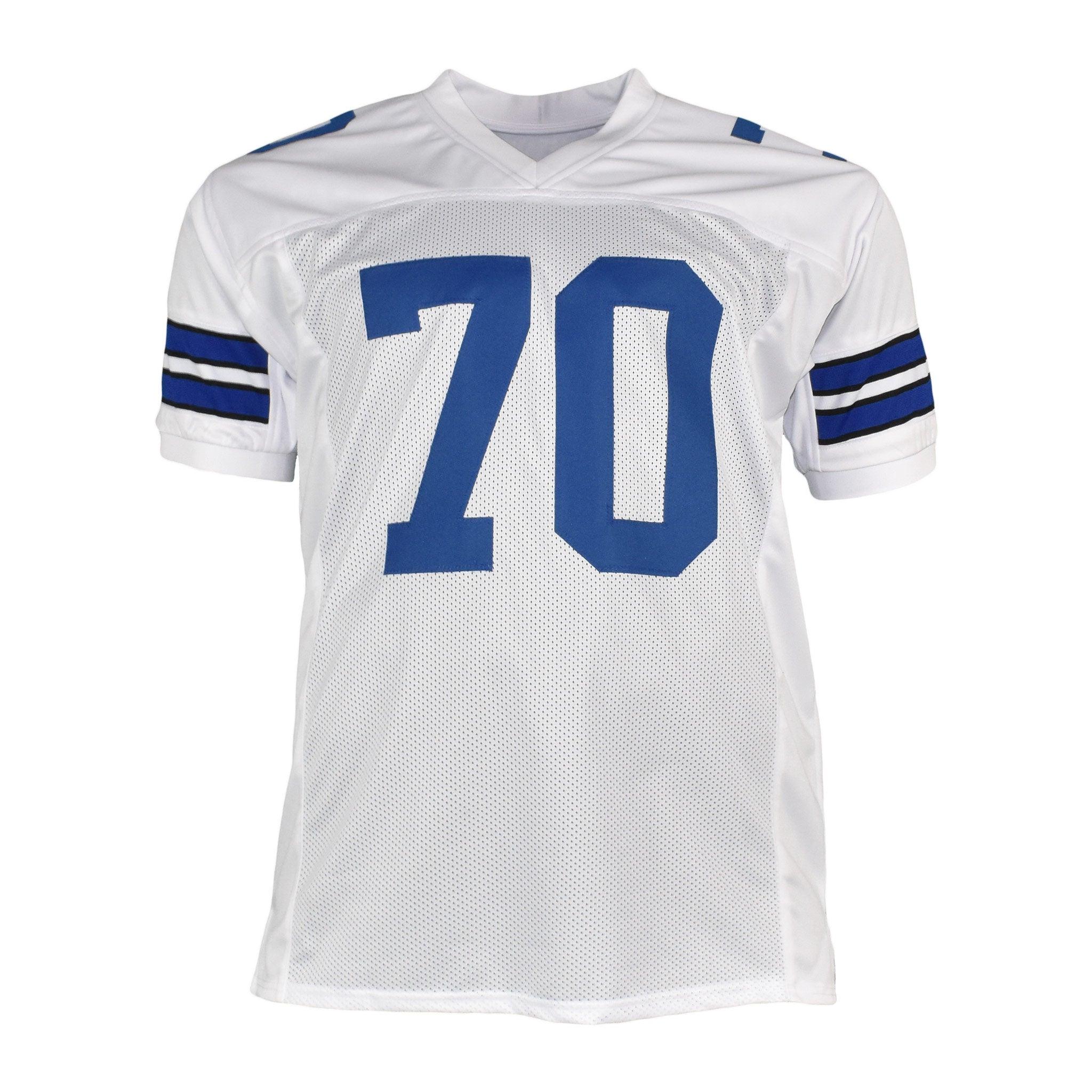 Zack Martin Signed Pro-Edition White Football Jersey (Beckett) - Image 3